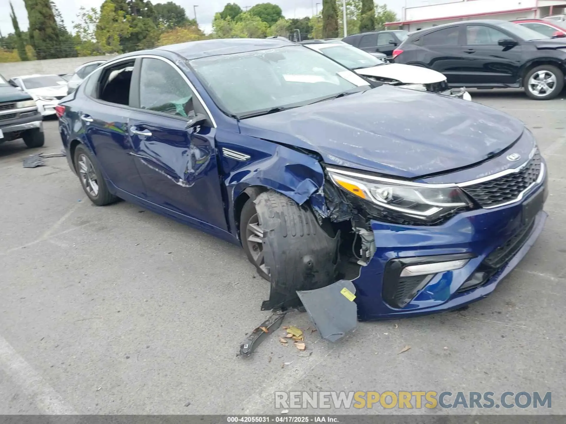 1 Photograph of a damaged car 5XXGT4L33LG409003 KIA OPTIMA 2020
