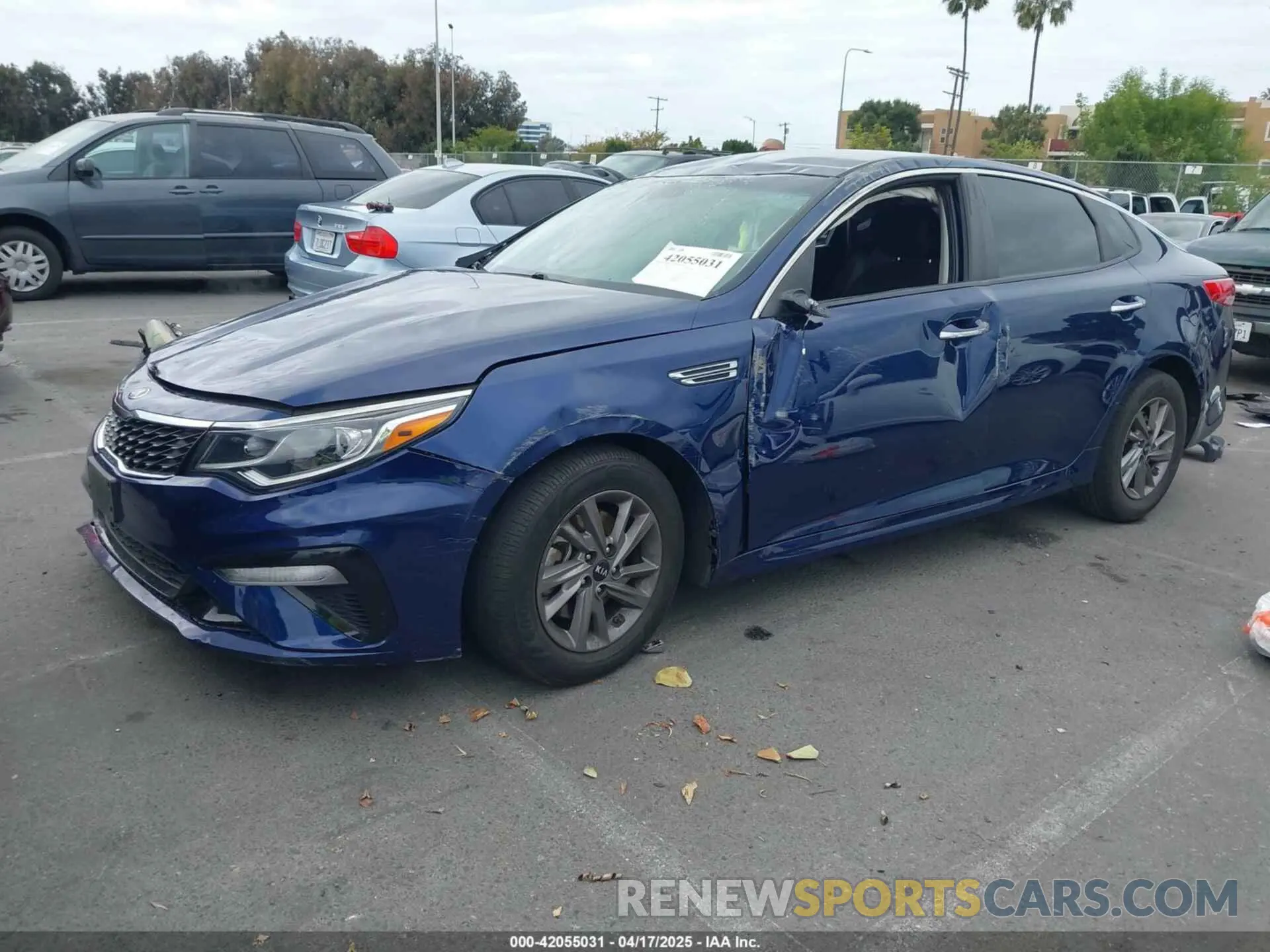 2 Photograph of a damaged car 5XXGT4L33LG409003 KIA OPTIMA 2020