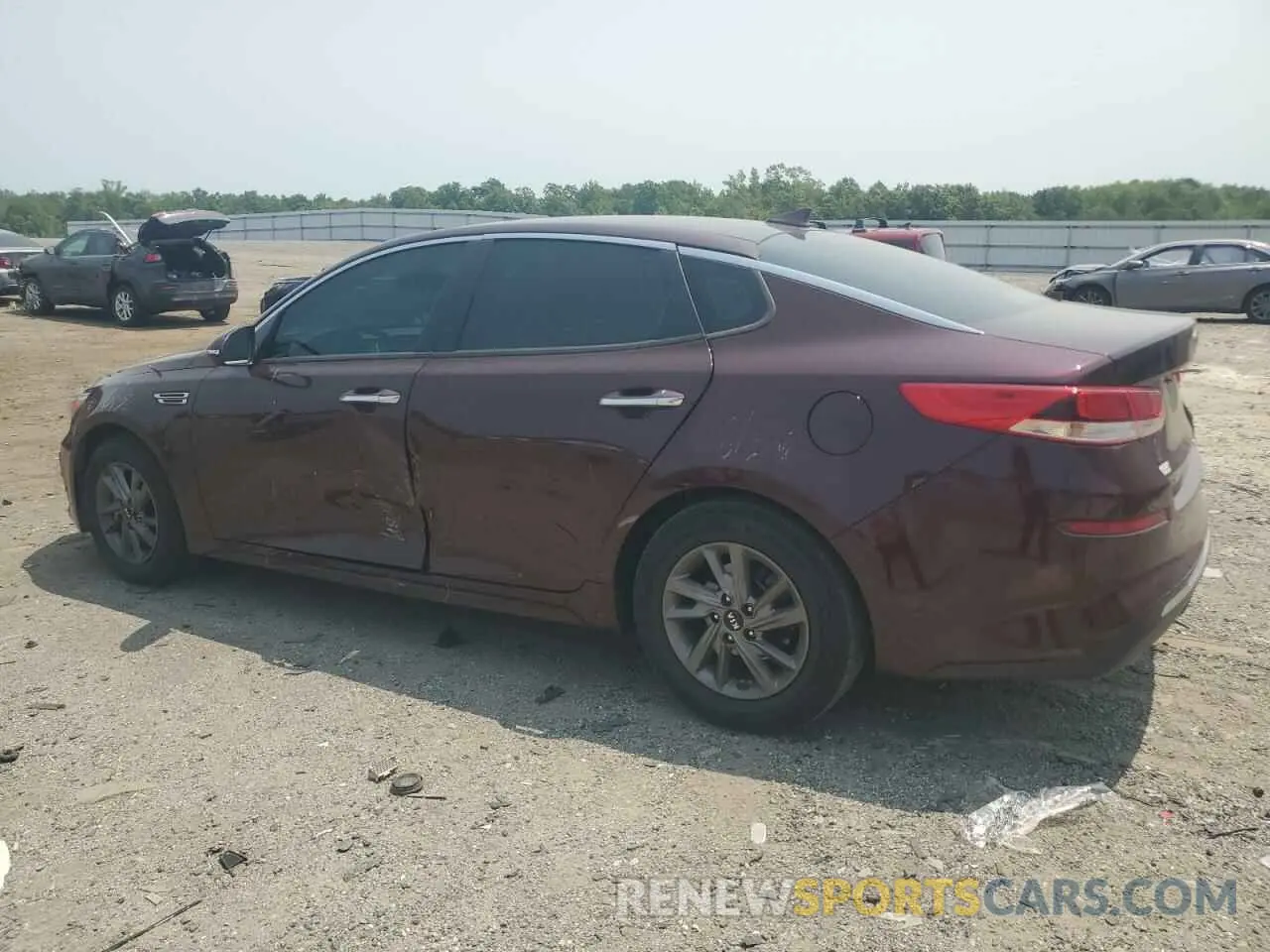 2 Photograph of a damaged car 5XXGT4L33LG415593 KIA OPTIMA 2020