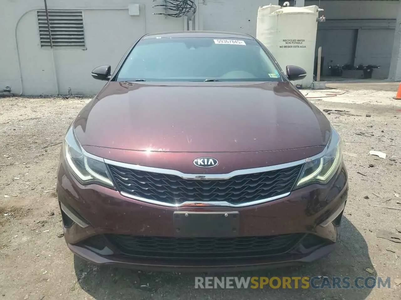 5 Photograph of a damaged car 5XXGT4L33LG415593 KIA OPTIMA 2020