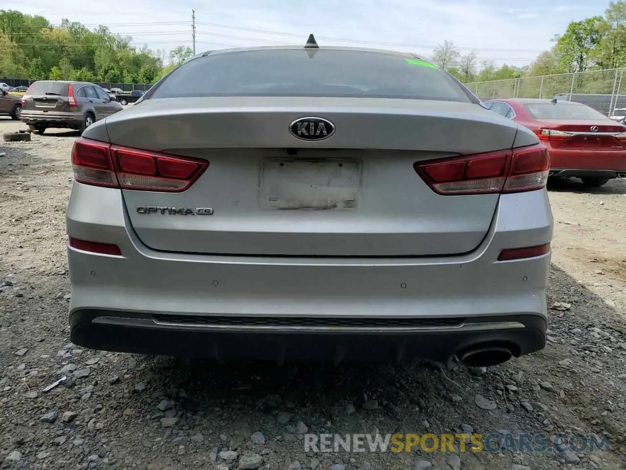 6 Photograph of a damaged car 5XXGT4L34LG396987 KIA OPTIMA 2020