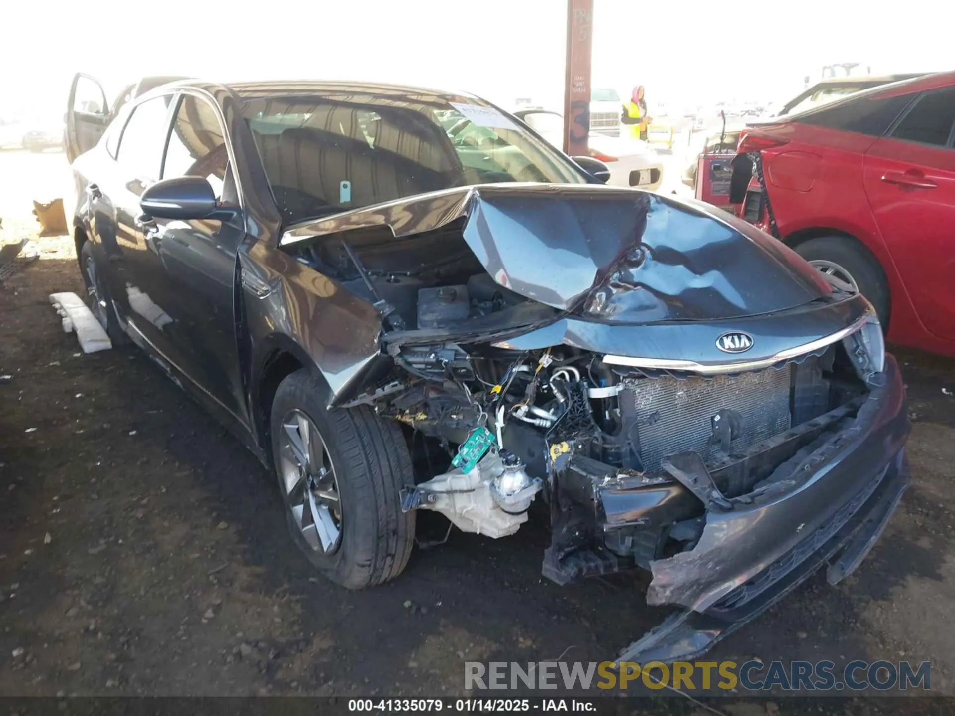 1 Photograph of a damaged car 5XXGT4L34LG410127 KIA OPTIMA 2020