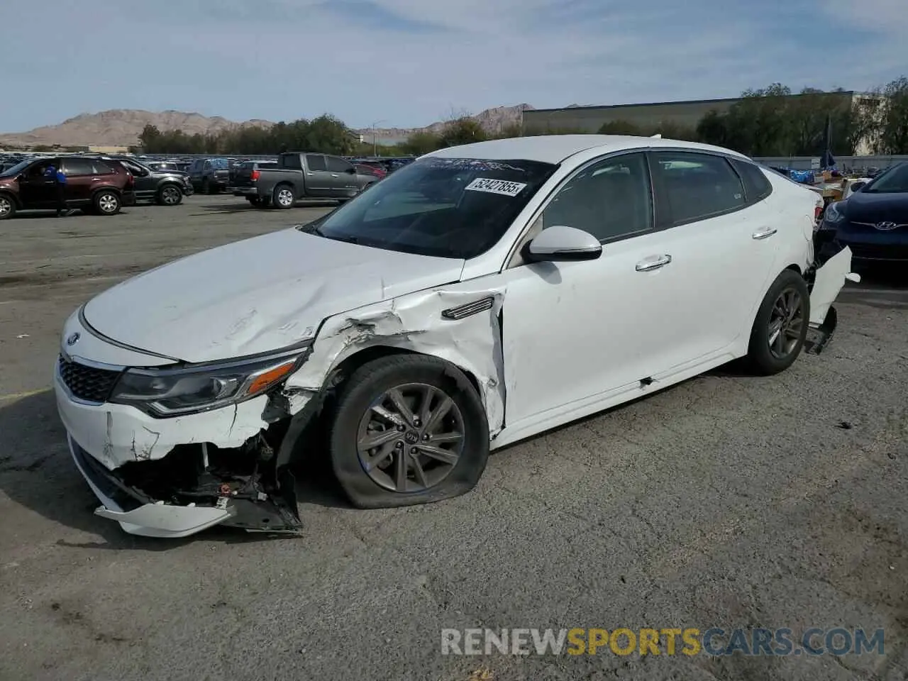 1 Photograph of a damaged car 5XXGT4L34LG416588 KIA OPTIMA 2020