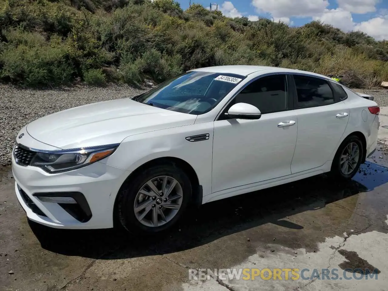 1 Photograph of a damaged car 5XXGT4L34LG434377 KIA OPTIMA 2020