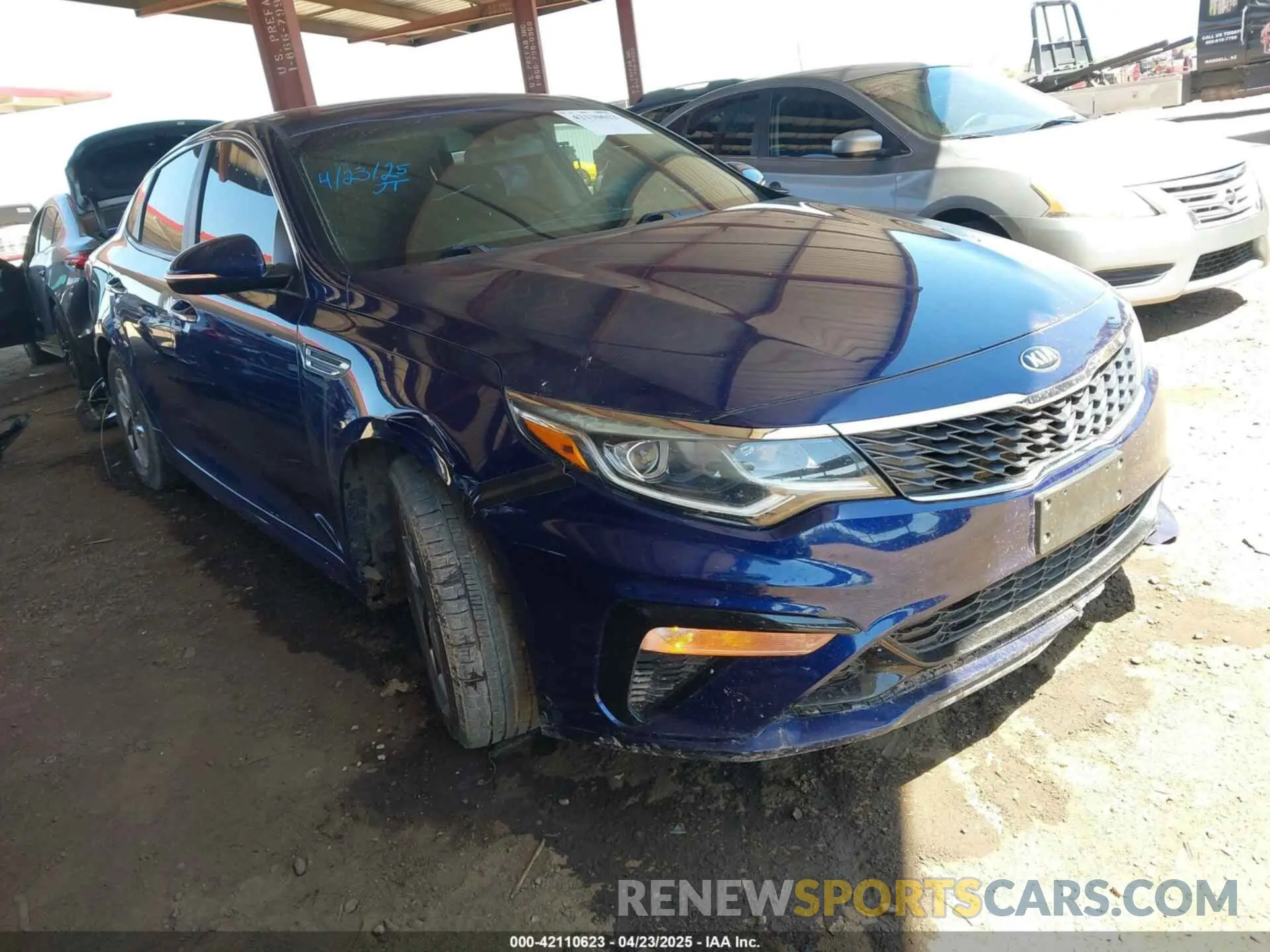 1 Фотография поврежденного автомобиля 5XXGT4L35LG386713 KIA OPTIMA 2020