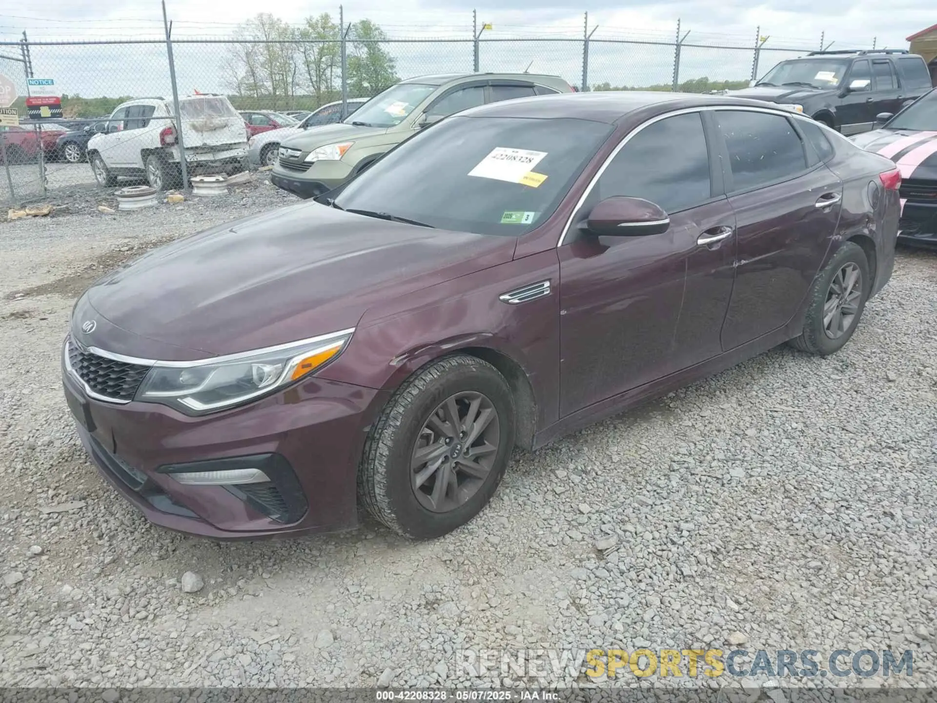 2 Photograph of a damaged car 5XXGT4L35LG393628 KIA OPTIMA 2020