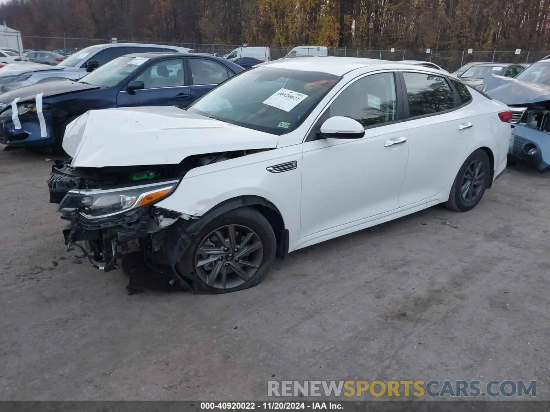 2 Photograph of a damaged car 5XXGT4L35LG402764 KIA OPTIMA 2020