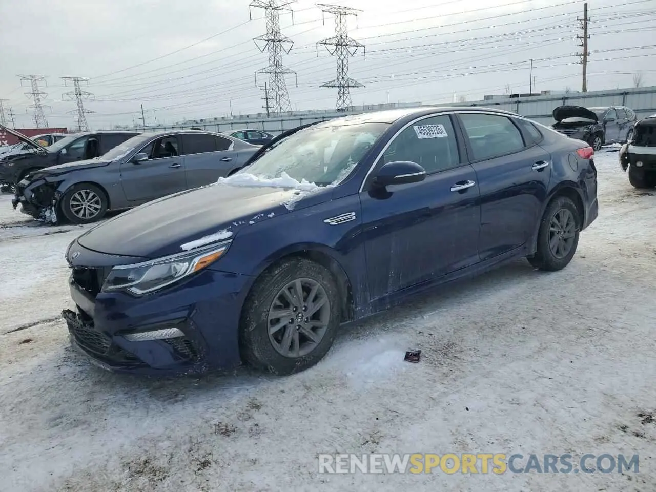 1 Photograph of a damaged car 5XXGT4L35LG404854 KIA OPTIMA 2020