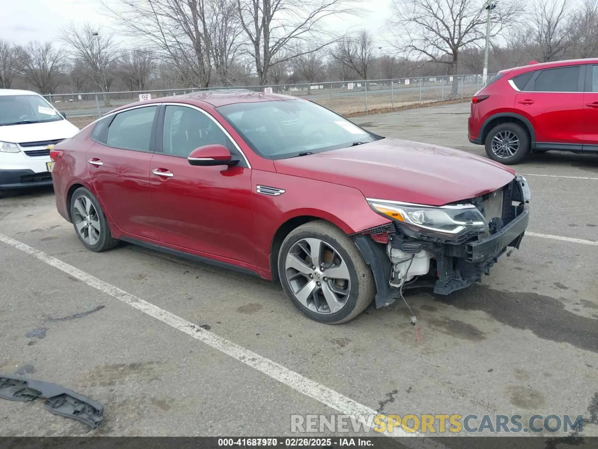 1 Photograph of a damaged car 5XXGT4L35LG405454 KIA OPTIMA 2020