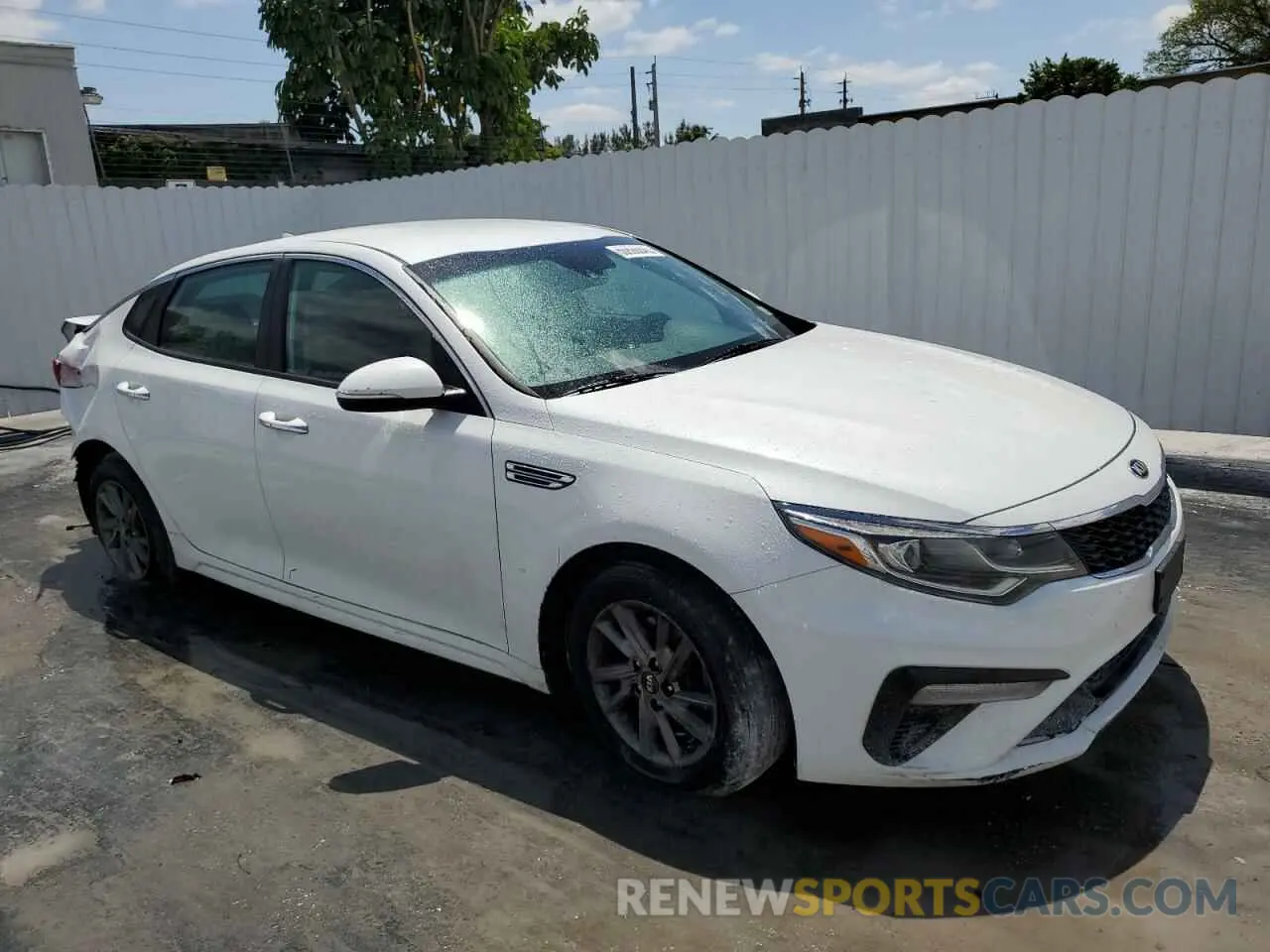 4 Photograph of a damaged car 5XXGT4L36LG400974 KIA OPTIMA 2020