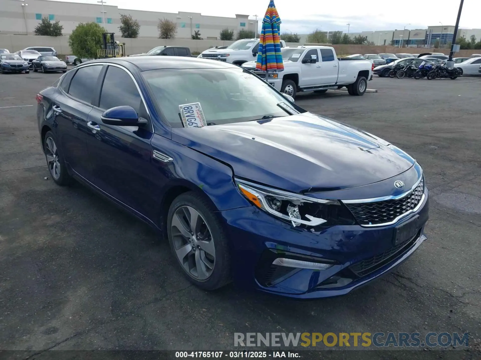 1 Photograph of a damaged car 5XXGT4L36LG416009 KIA OPTIMA 2020