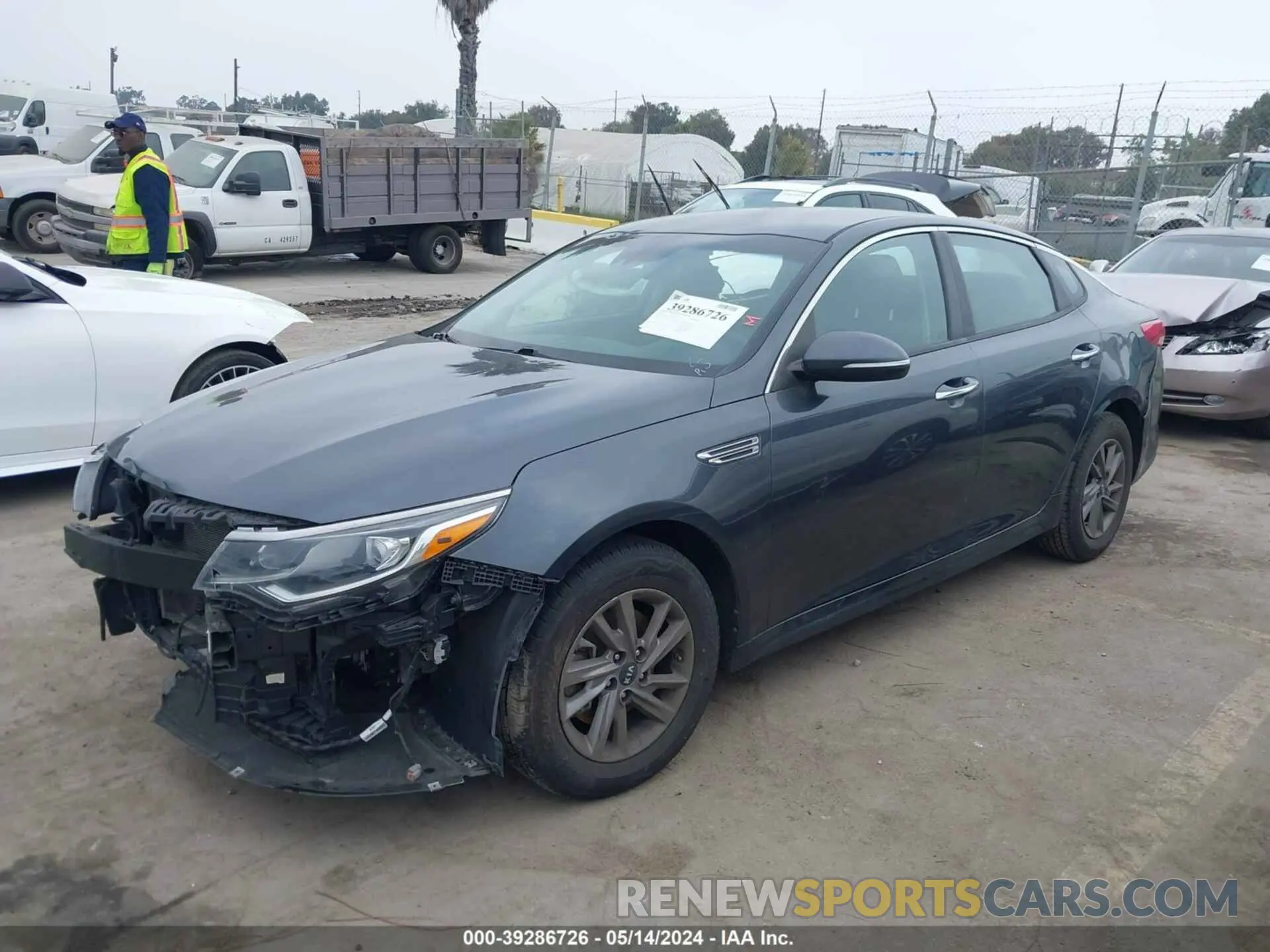 2 Photograph of a damaged car 5XXGT4L37LG389290 KIA OPTIMA 2020