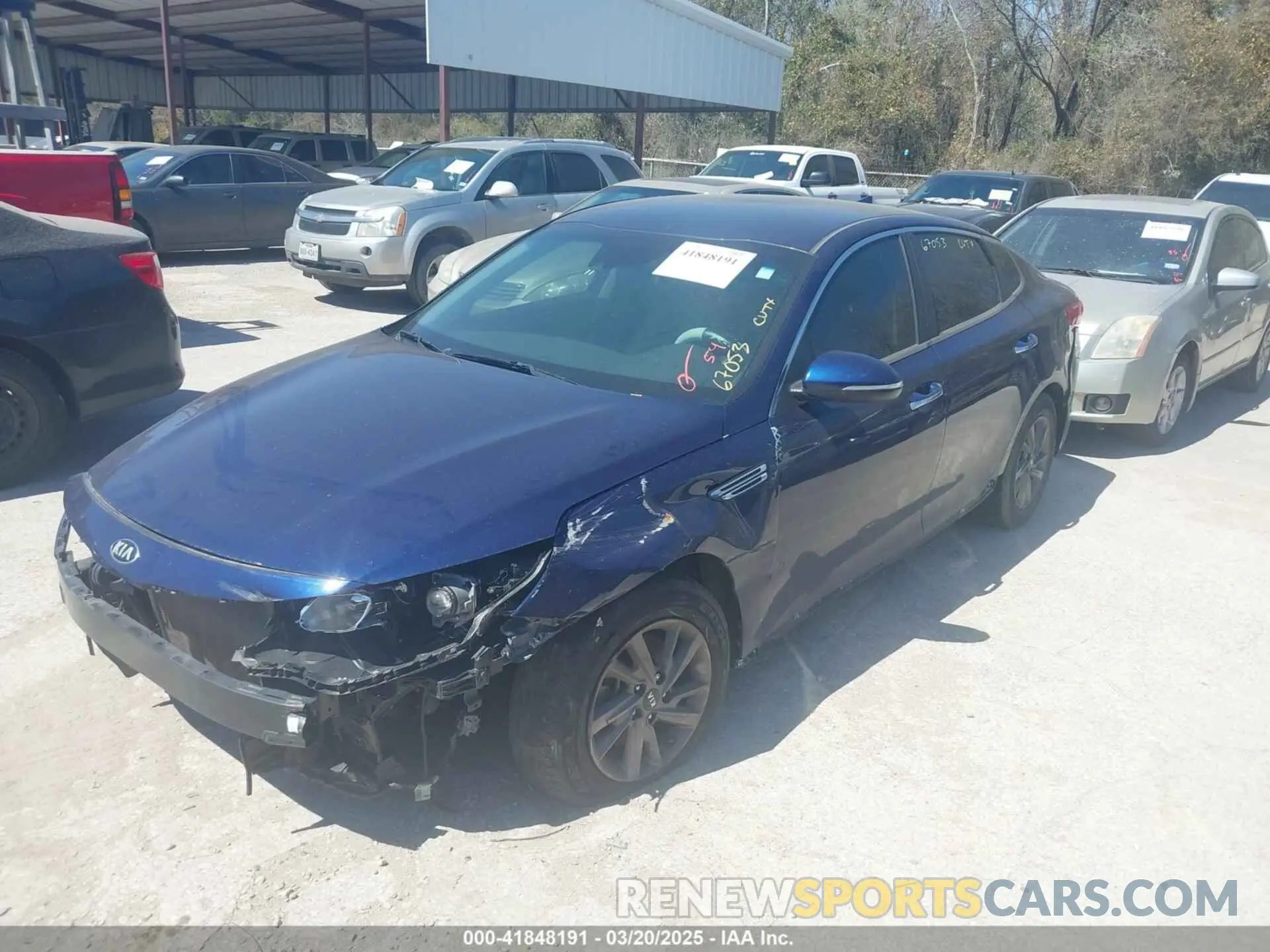 2 Фотография поврежденного автомобиля 5XXGT4L37LG412602 KIA OPTIMA 2020