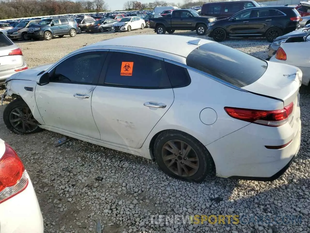2 Фотография поврежденного автомобиля 5XXGT4L37LG448354 KIA OPTIMA 2020