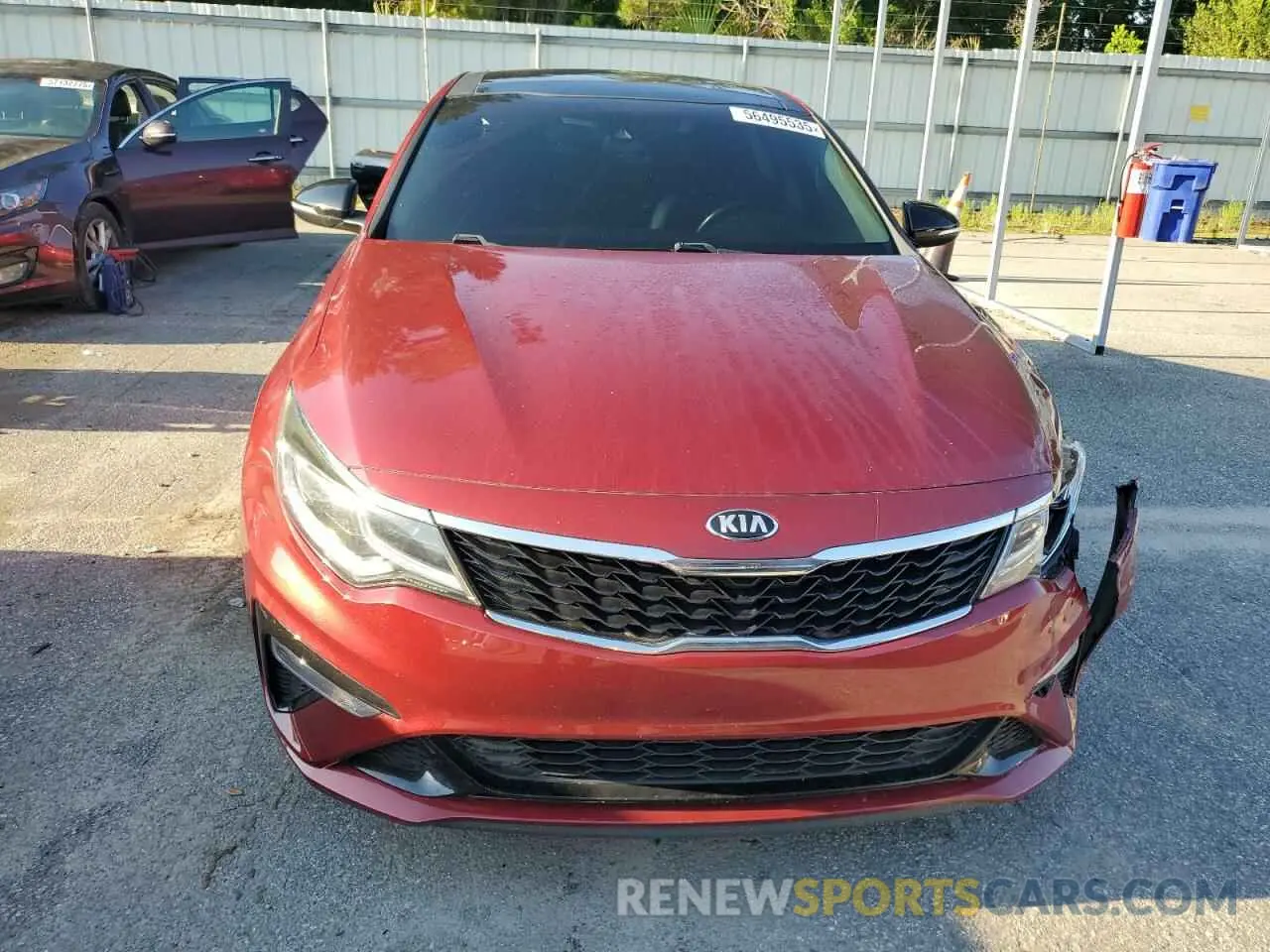 5 Photograph of a damaged car 5XXGT4L37LG450881 KIA OPTIMA 2020