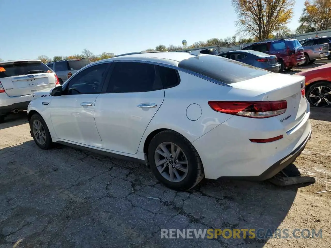 2 Photograph of a damaged car 5XXGT4L38LG387595 KIA OPTIMA 2020