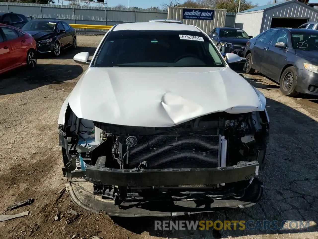 5 Photograph of a damaged car 5XXGT4L38LG387595 KIA OPTIMA 2020