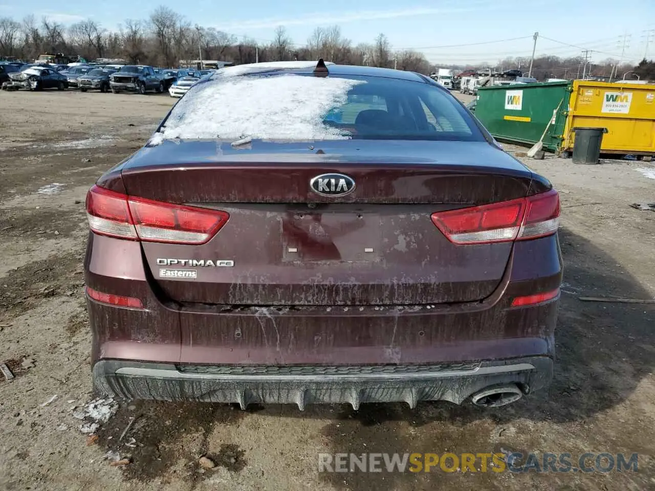 6 Photograph of a damaged car 5XXGT4L38LG443373 KIA OPTIMA 2020
