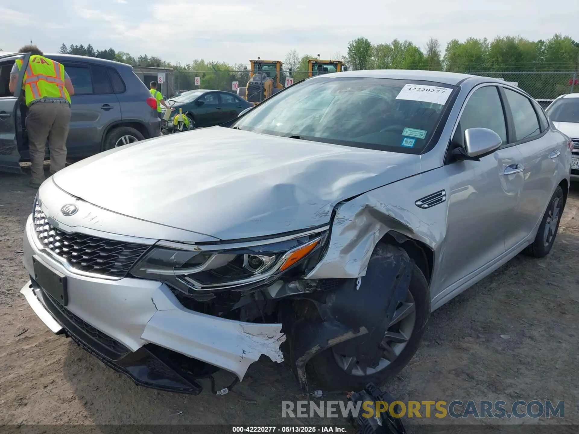 6 Photograph of a damaged car 5XXGT4L38LG444734 KIA OPTIMA 2020
