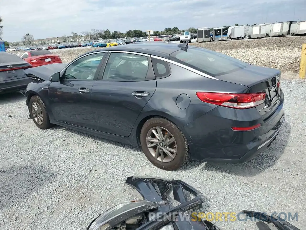 2 Photograph of a damaged car 5XXGT4L39LG384382 KIA OPTIMA 2020
