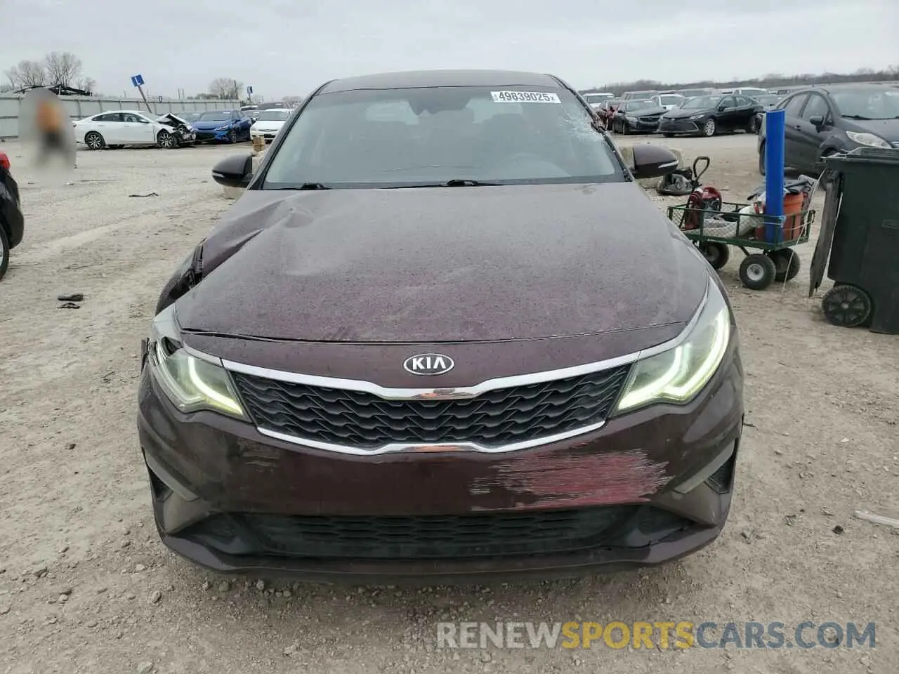 5 Photograph of a damaged car 5XXGT4L3XLG380082 KIA OPTIMA 2020