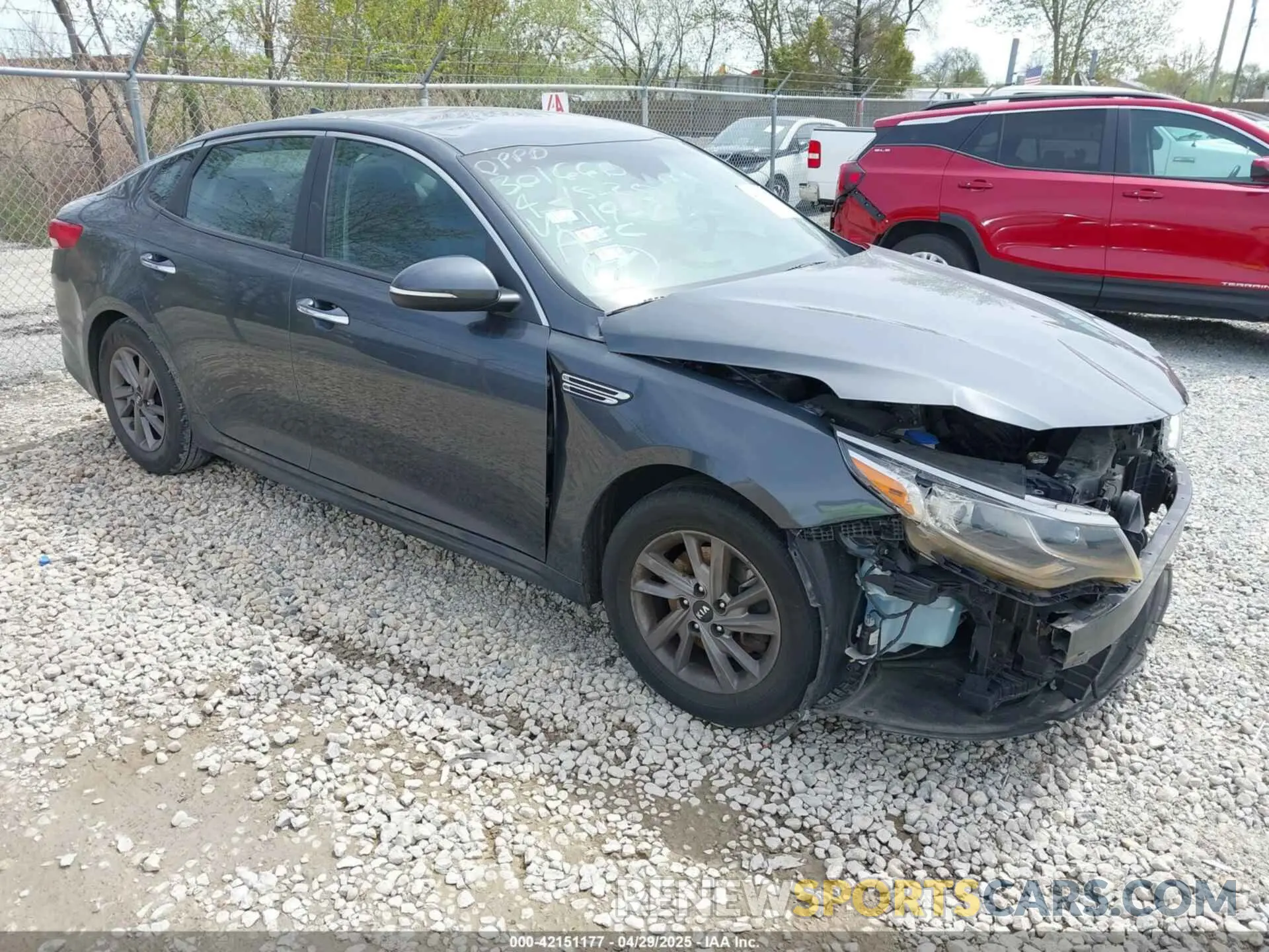 1 Фотография поврежденного автомобиля 5XXGT4L3XLG391437 KIA OPTIMA 2020