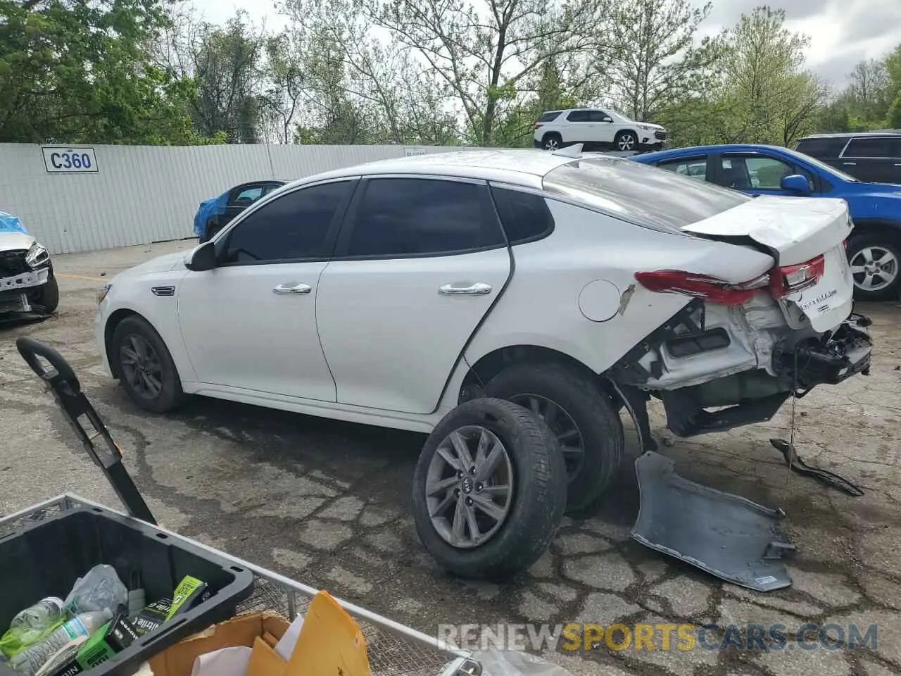 2 Photograph of a damaged car 5XXGT4L3XLG429183 KIA OPTIMA 2020