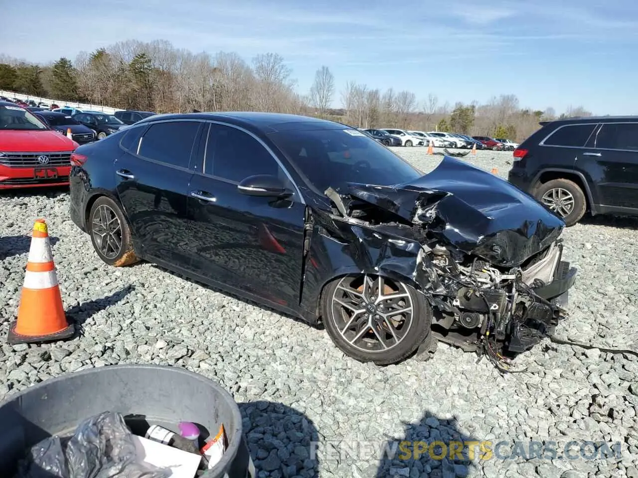 4 Фотография поврежденного автомобиля 5XXGT4L3XLG433721 KIA OPTIMA 2020