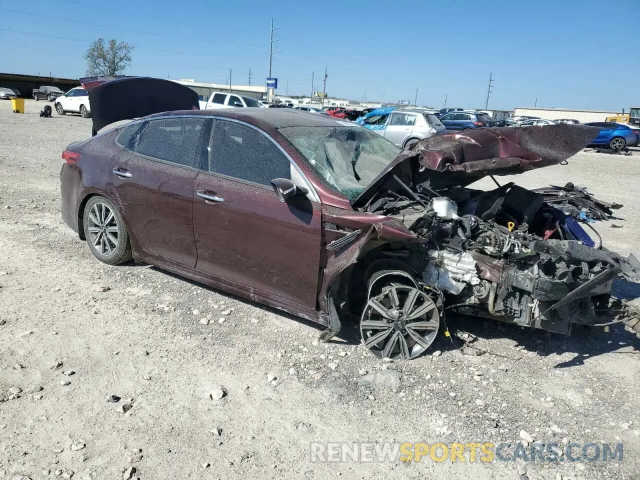 4 Фотография поврежденного автомобиля 5XXGU4L17LG393965 KIA OPTIMA 2020
