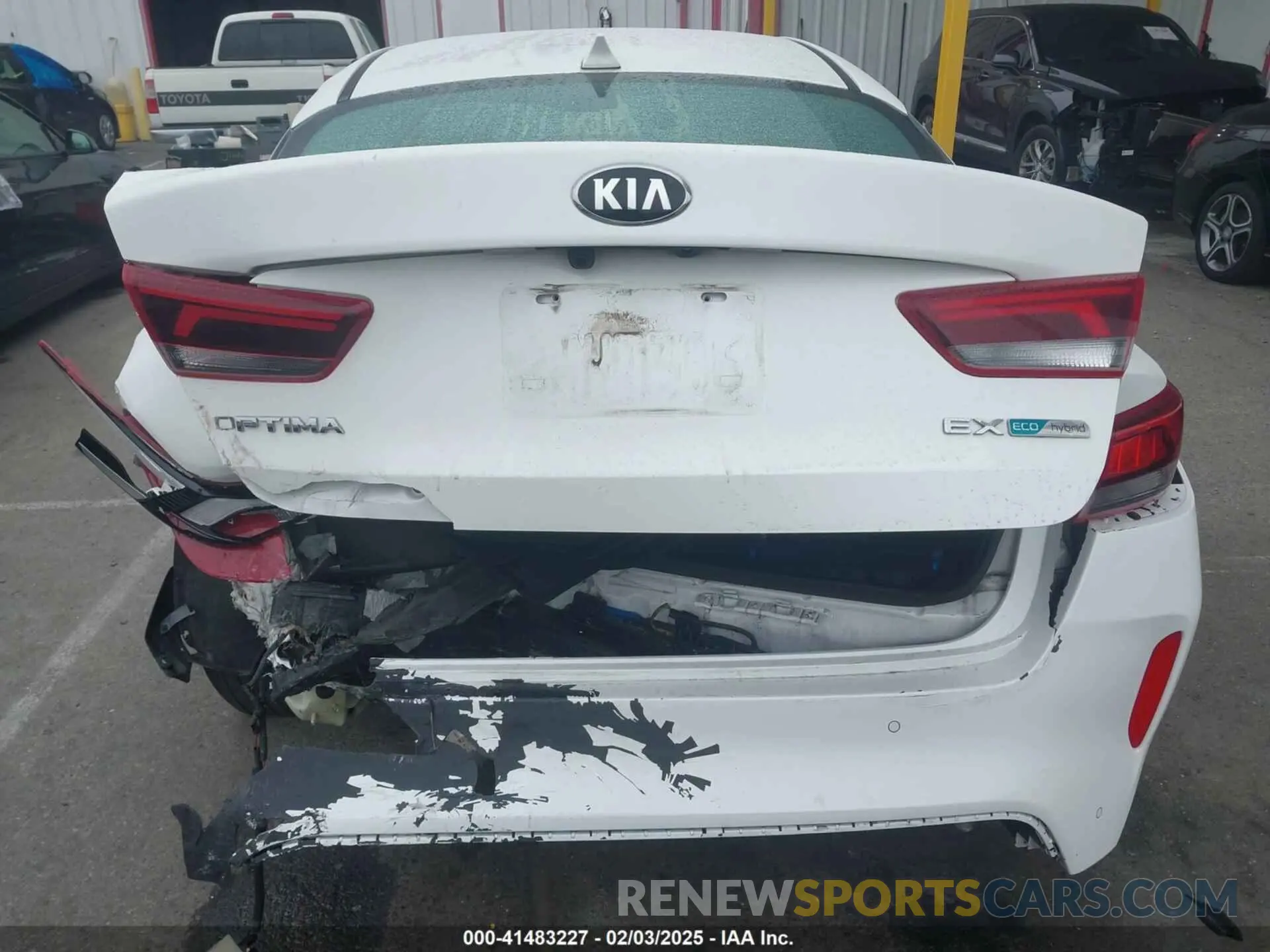 6 Фотография поврежденного автомобиля KNAGU4LE3L5037307 KIA OPTIMA HYBRID 2020