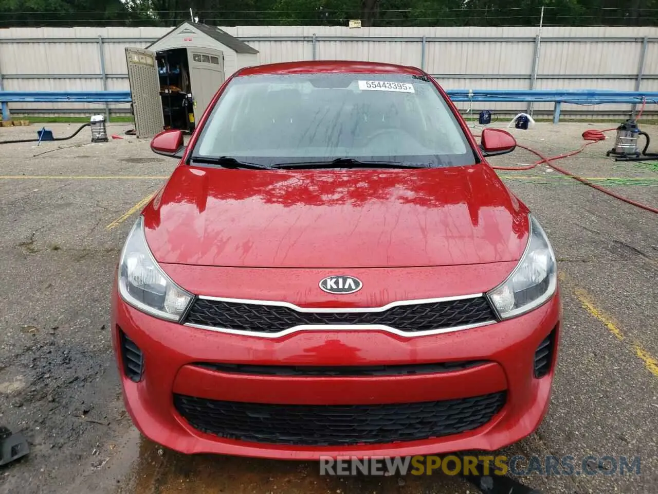 5 Photograph of a damaged car 3KPA24AB0KE200425 KIA RIO 2019