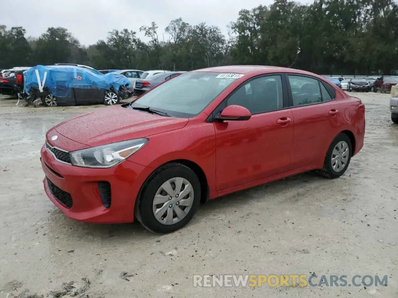 1 Photograph of a damaged car 3KPA24AB0KE246286 KIA RIO 2019