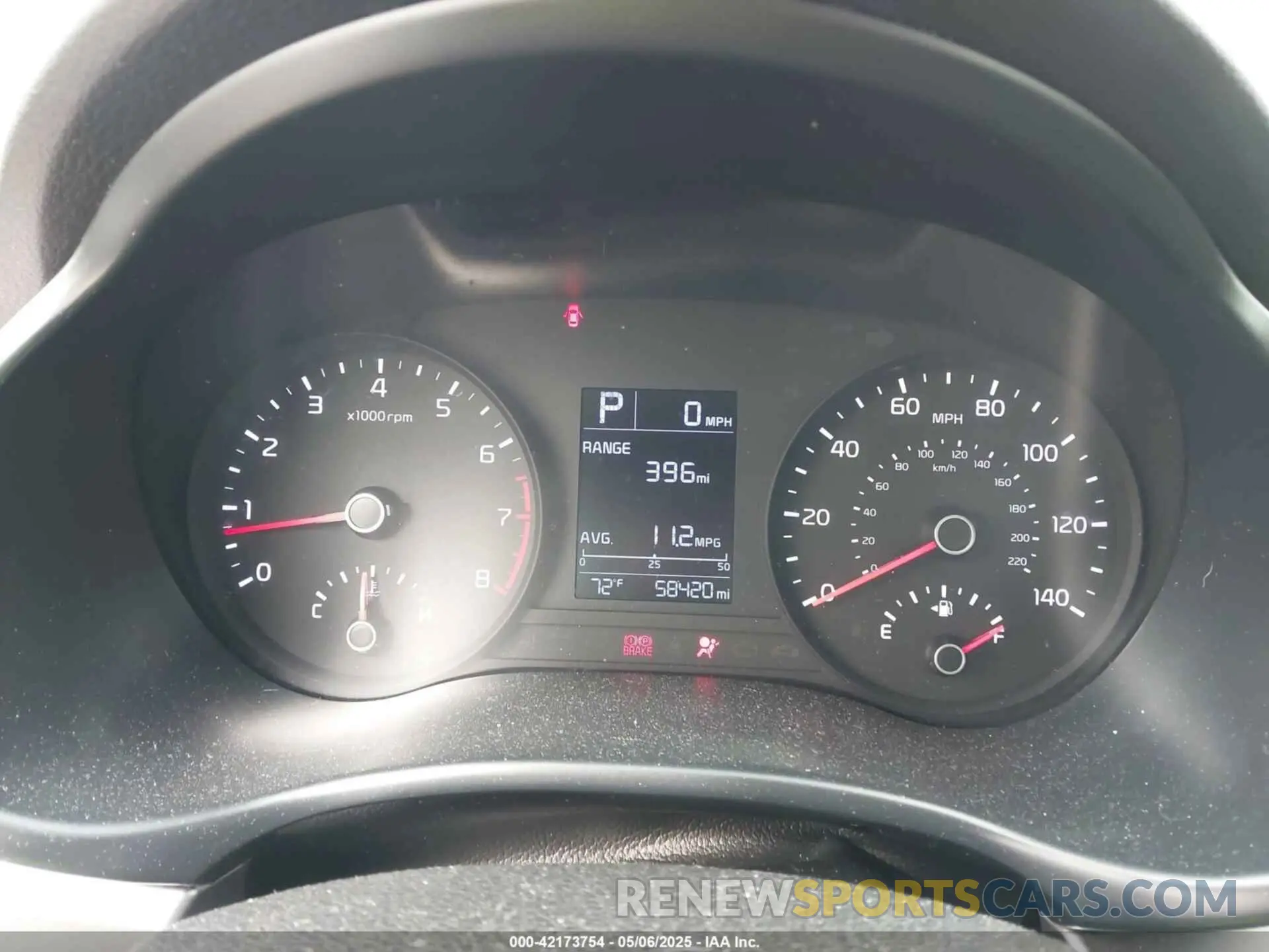 7 Photograph of a damaged car 3KPA24AB1KE161621 KIA RIO 2019