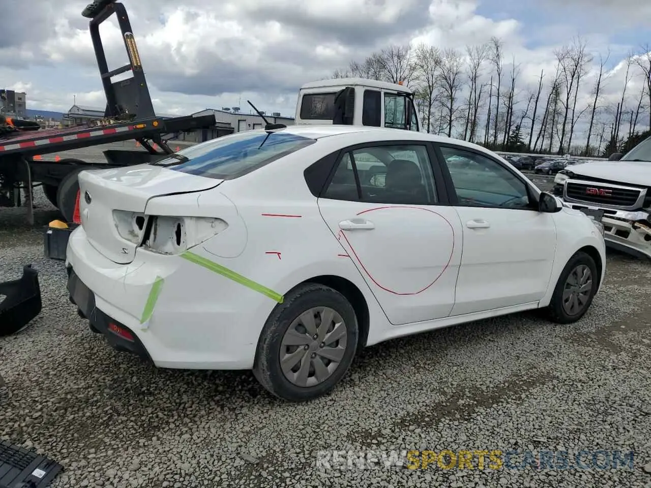 3 Фотография поврежденного автомобиля 3KPA24AB1KE197843 KIA RIO 2019