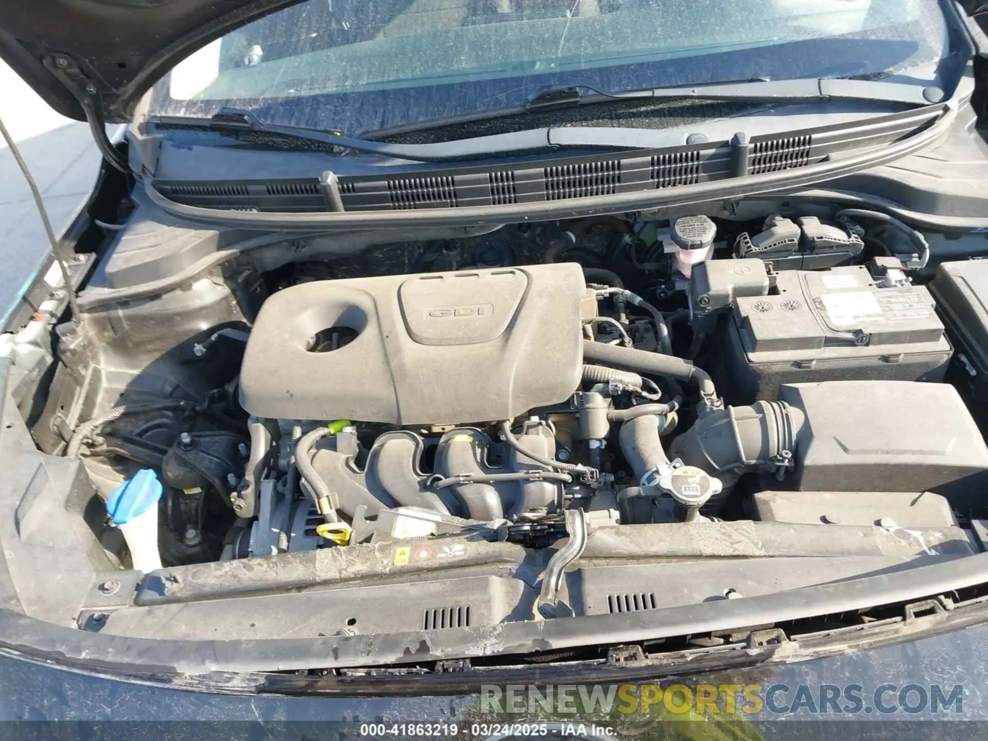 10 Photograph of a damaged car 3KPA24AB1KE198006 KIA RIO 2019