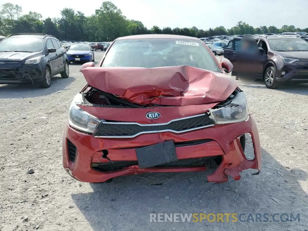 5 Photograph of a damaged car 3KPA24AB1KE200725 KIA RIO 2019