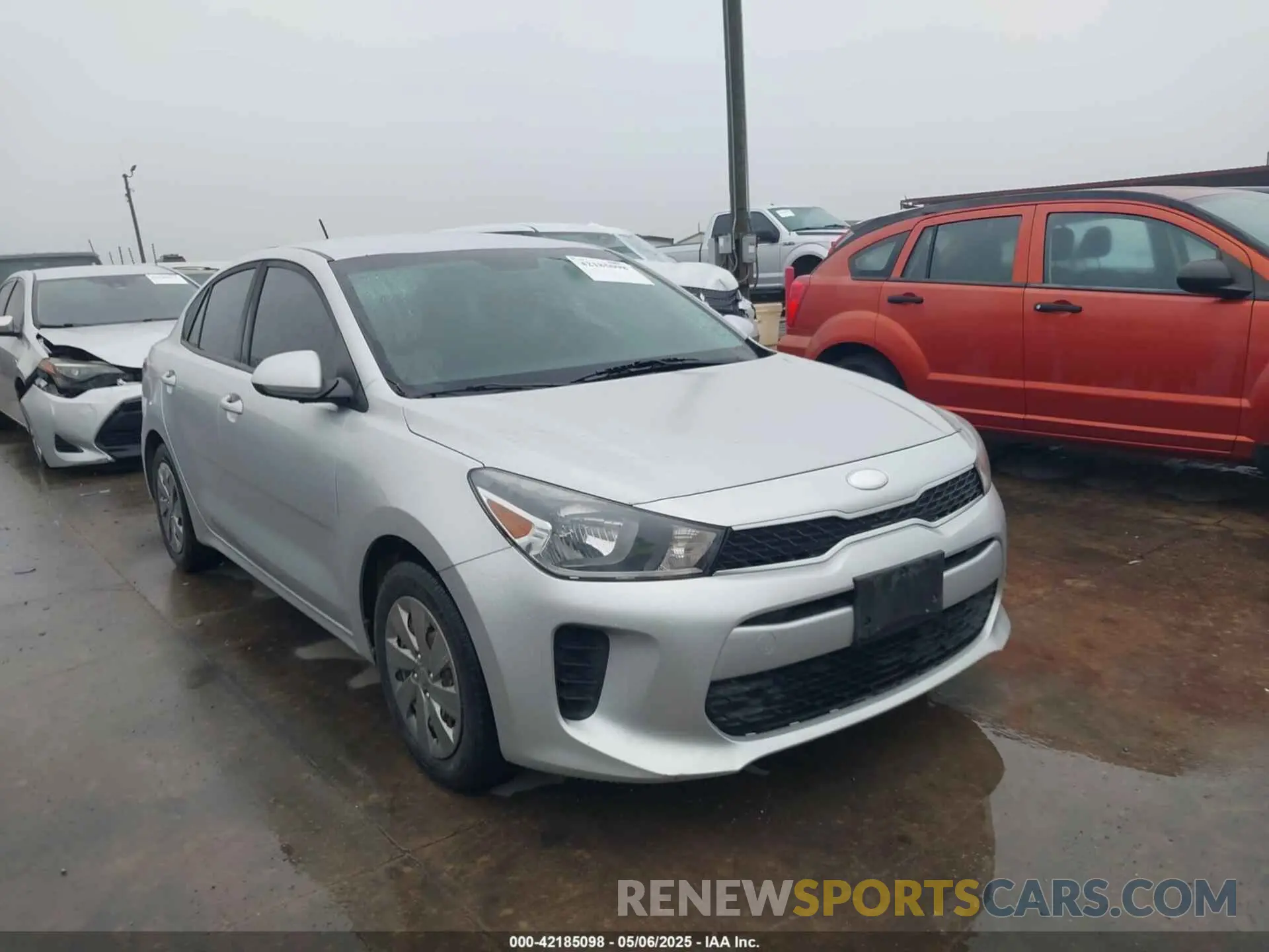 1 Photograph of a damaged car 3KPA24AB1KE213894 KIA RIO 2019