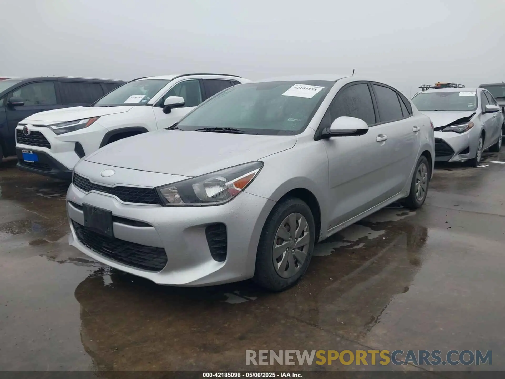 2 Photograph of a damaged car 3KPA24AB1KE213894 KIA RIO 2019