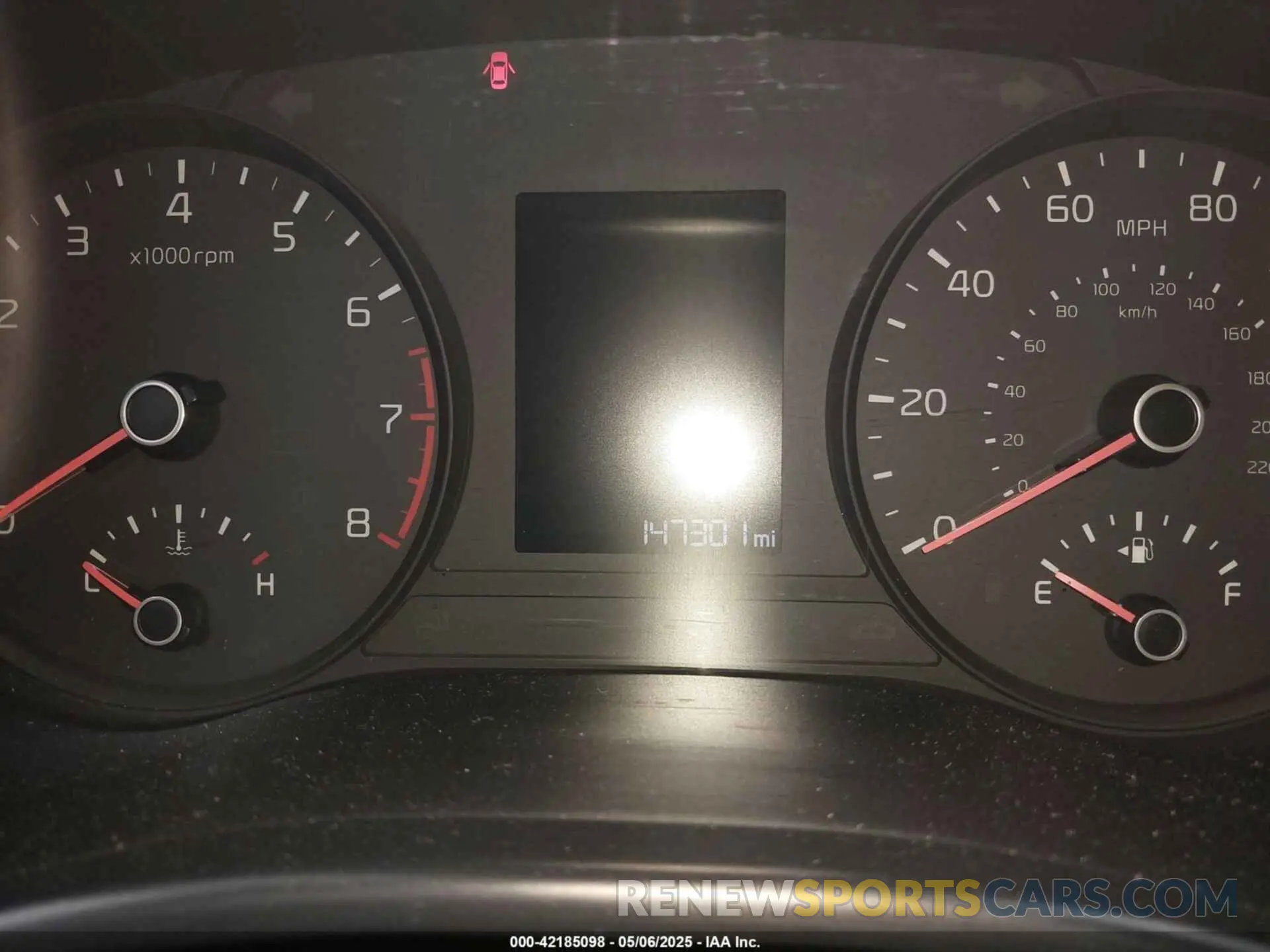 7 Photograph of a damaged car 3KPA24AB1KE213894 KIA RIO 2019