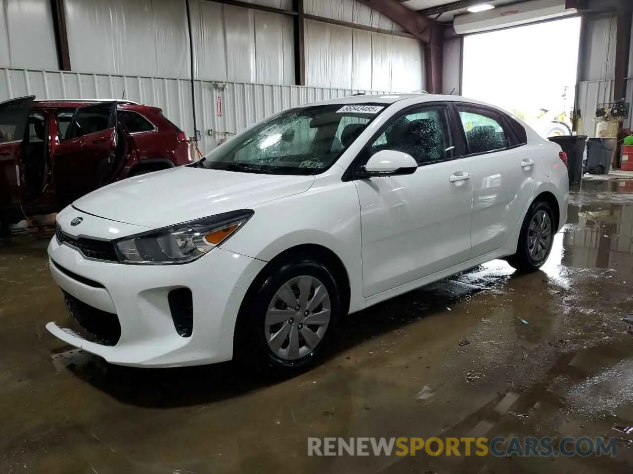 1 Photograph of a damaged car 3KPA24AB2KE204525 KIA RIO 2019