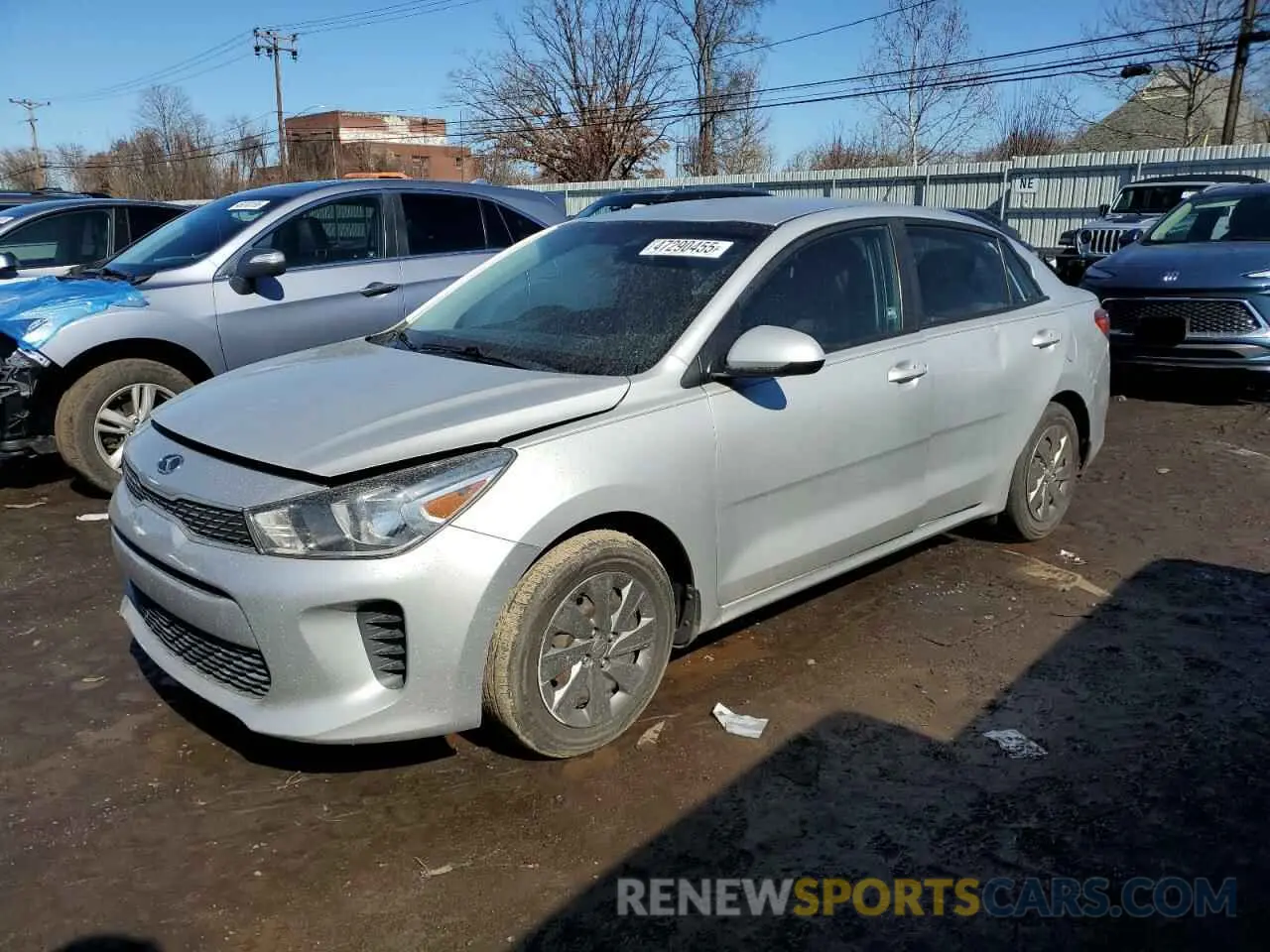 1 Photograph of a damaged car 3KPA24AB2KE217730 KIA RIO 2019