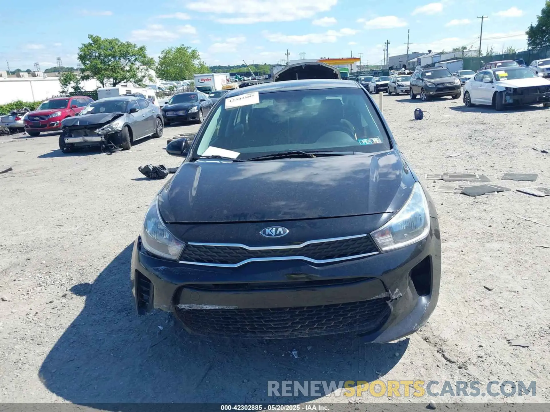 13 Photograph of a damaged car 3KPA24AB2KE218442 KIA RIO 2019
