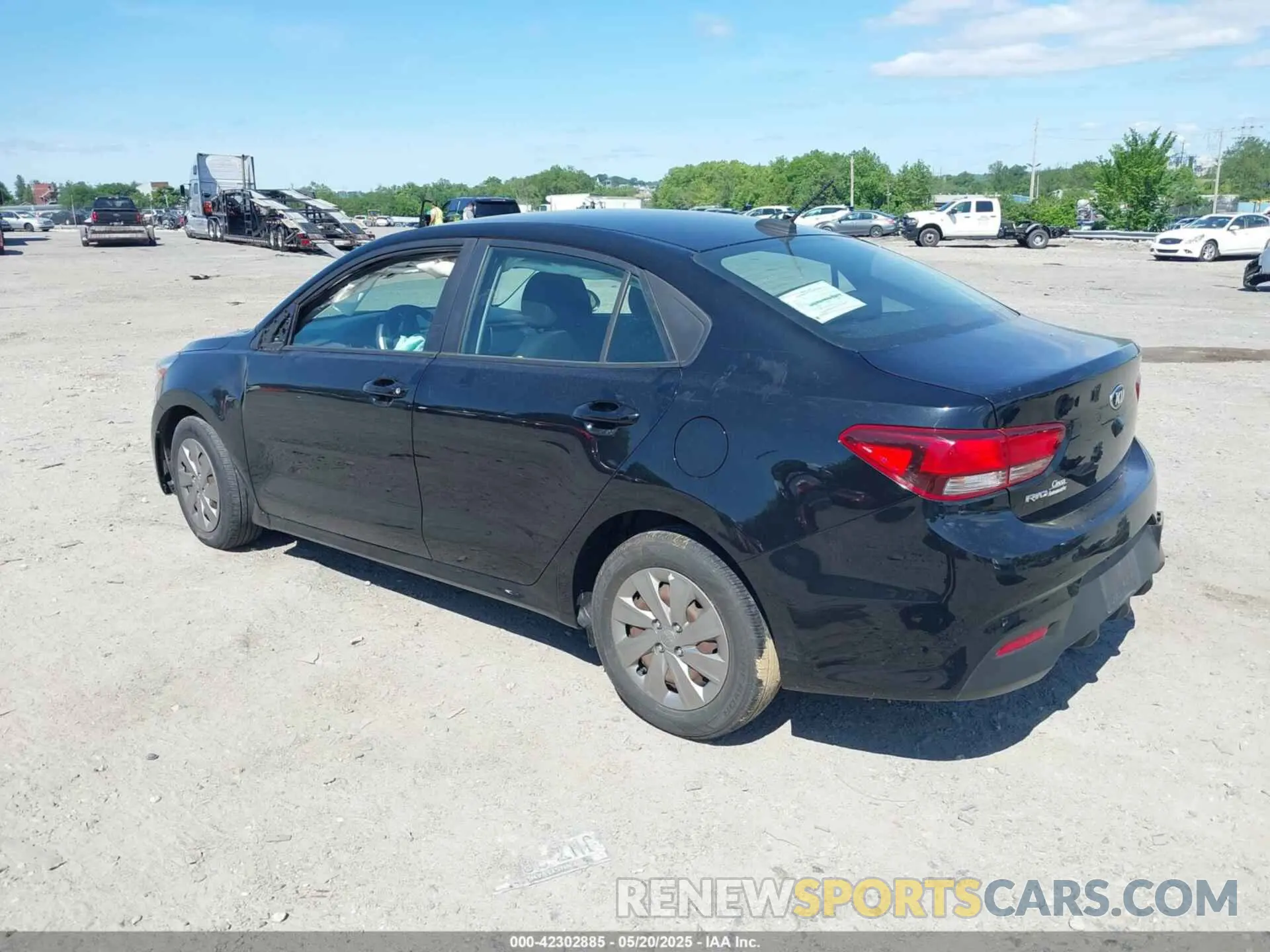 3 Photograph of a damaged car 3KPA24AB2KE218442 KIA RIO 2019