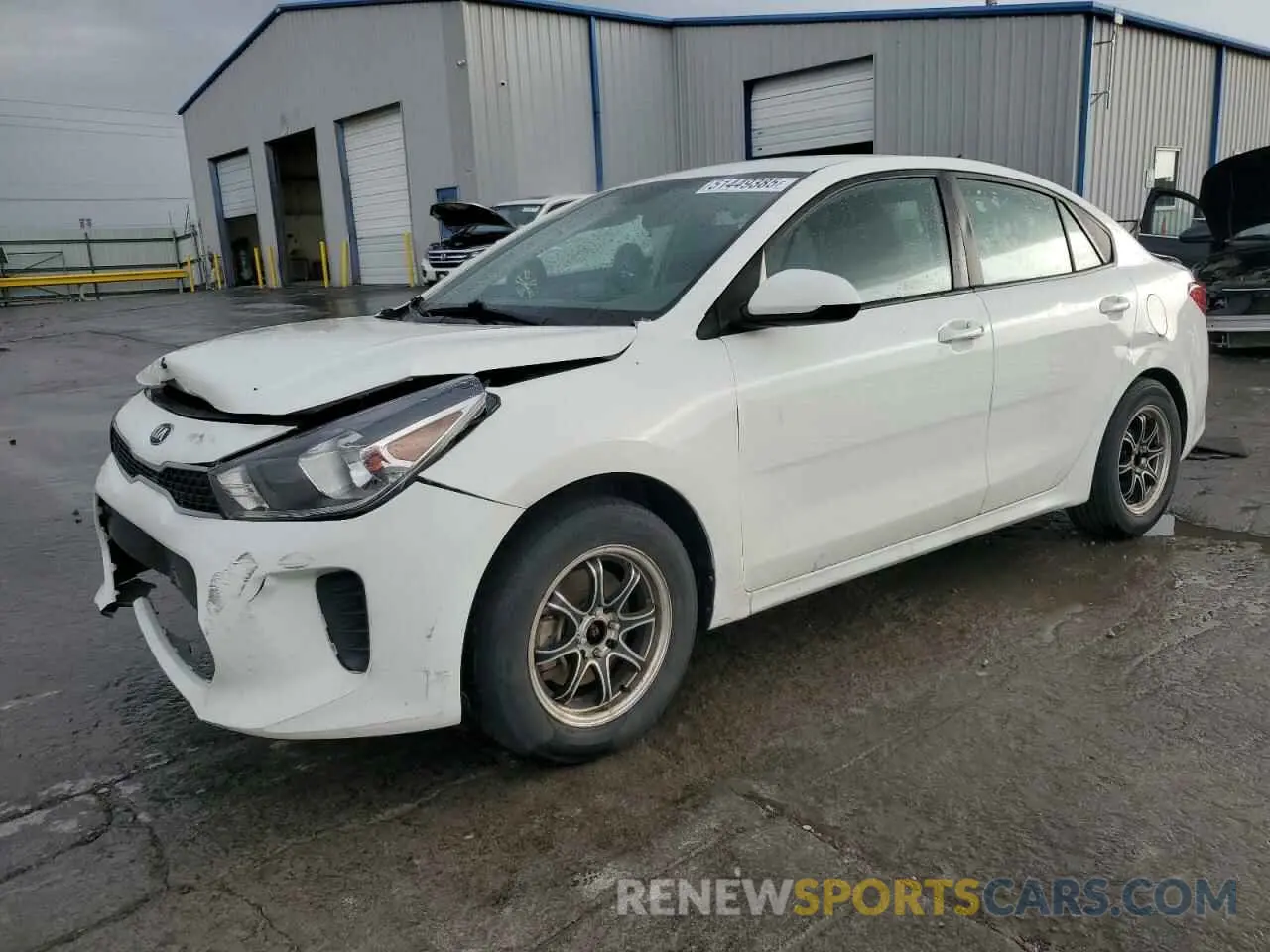1 Photograph of a damaged car 3KPA24AB3KE204095 KIA RIO 2019