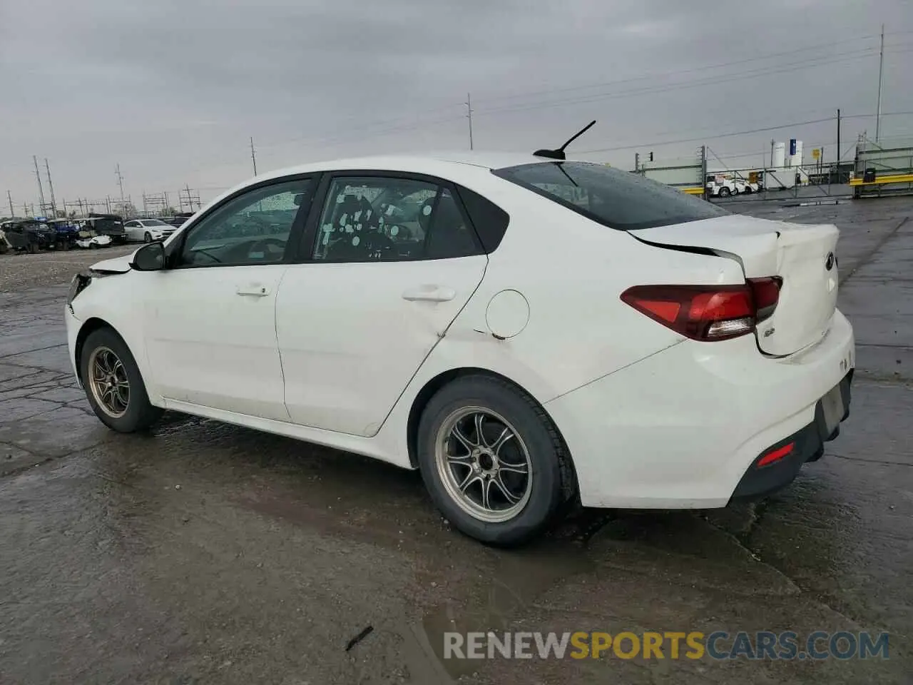 2 Photograph of a damaged car 3KPA24AB3KE204095 KIA RIO 2019