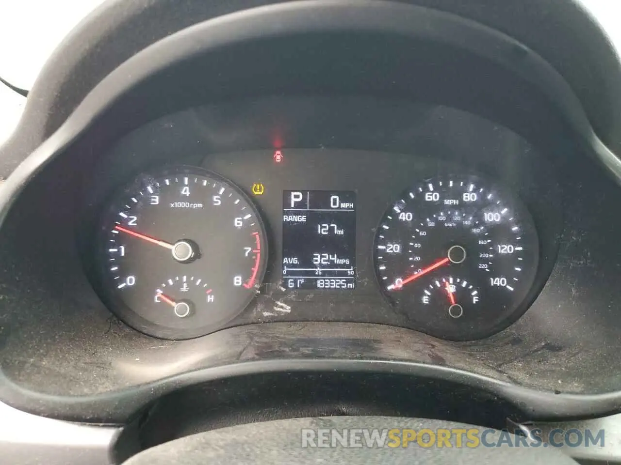 9 Photograph of a damaged car 3KPA24AB3KE204095 KIA RIO 2019