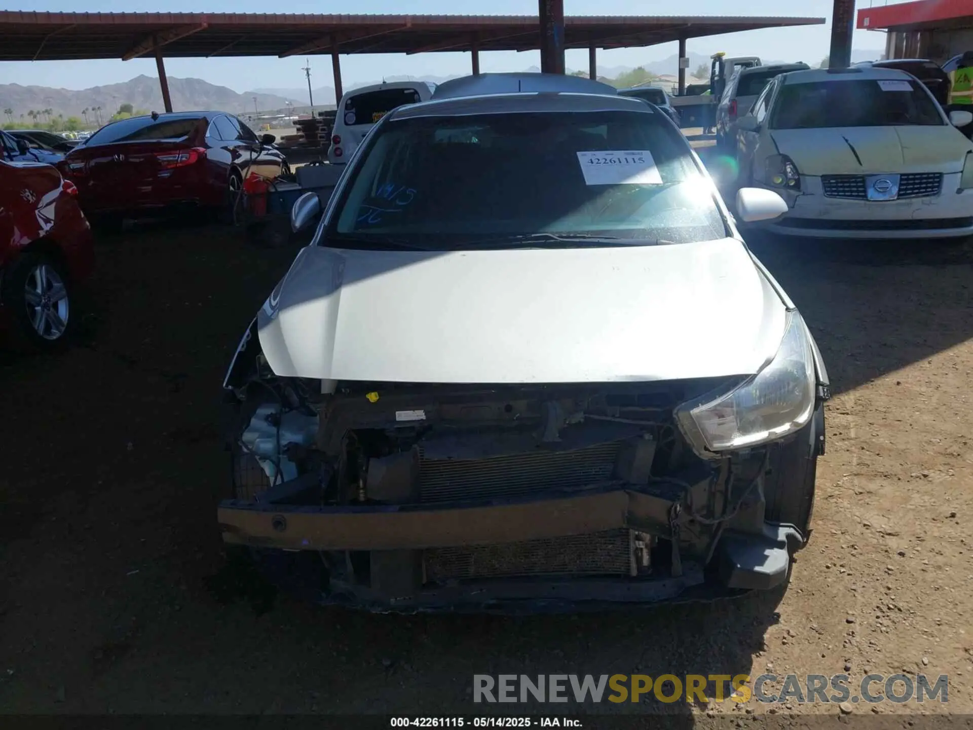 13 Photograph of a damaged car 3KPA24AB4KE220838 KIA RIO 2019