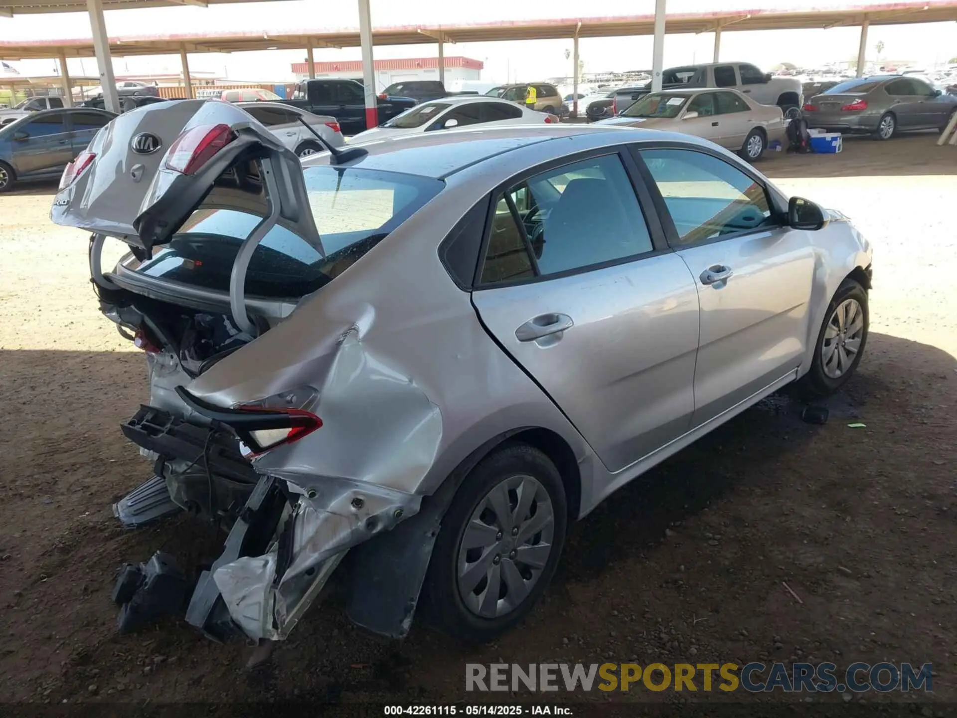 4 Photograph of a damaged car 3KPA24AB4KE220838 KIA RIO 2019