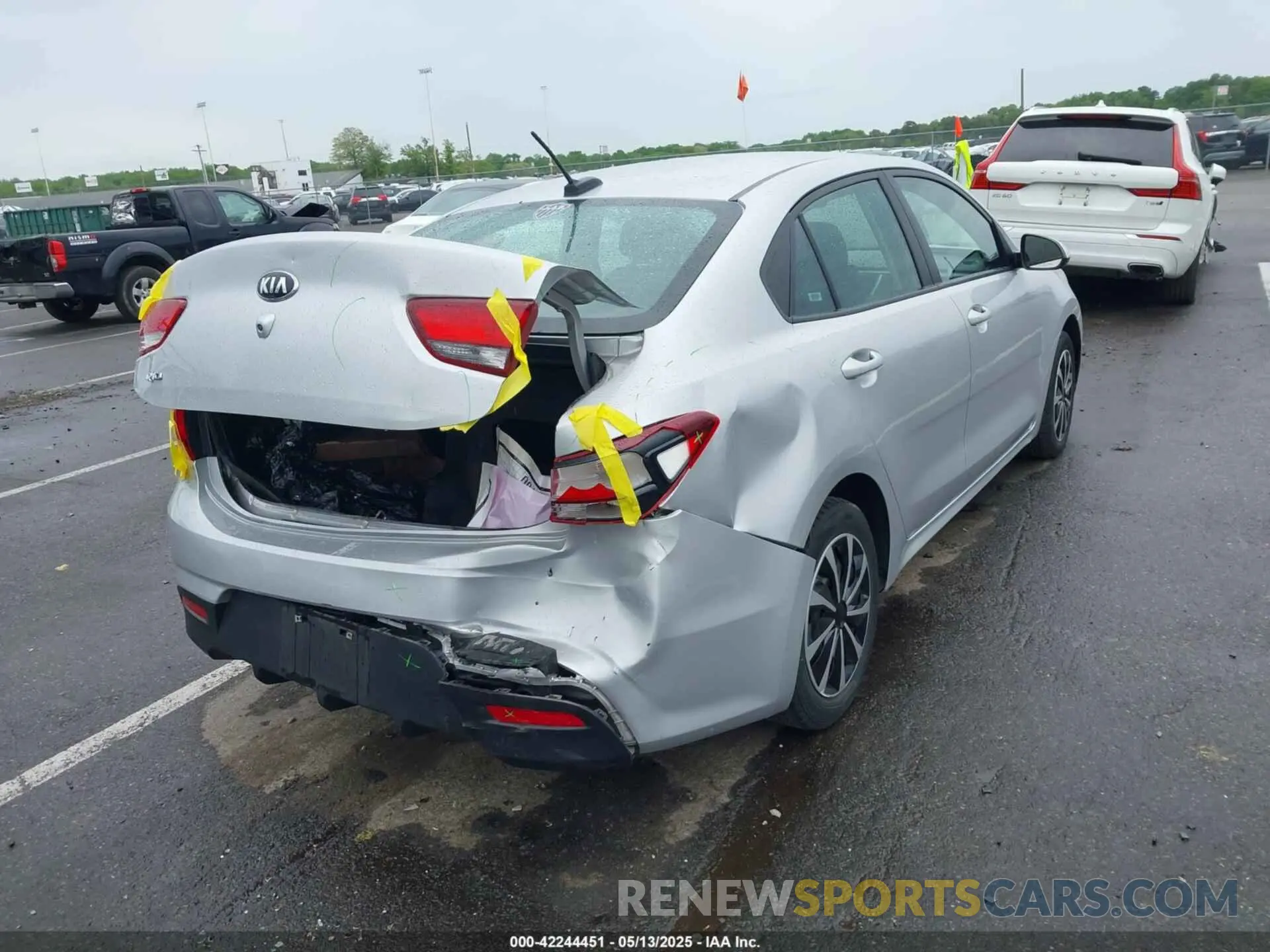 4 Фотография поврежденного автомобиля 3KPA24AB5KE227250 KIA RIO 2019