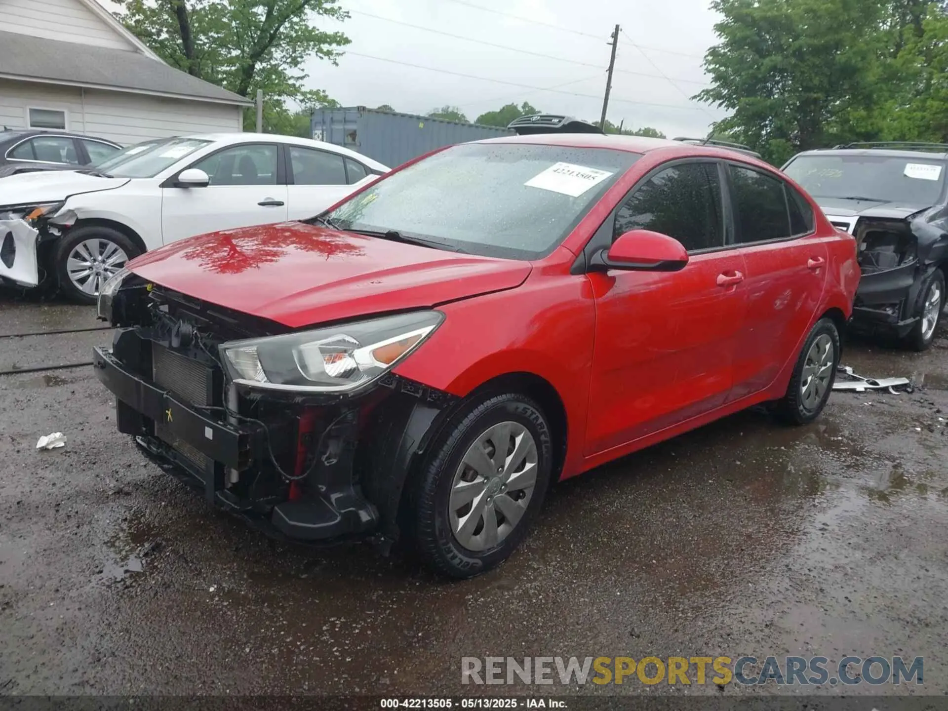 2 Photograph of a damaged car 3KPA24AB6KE167446 KIA RIO 2019